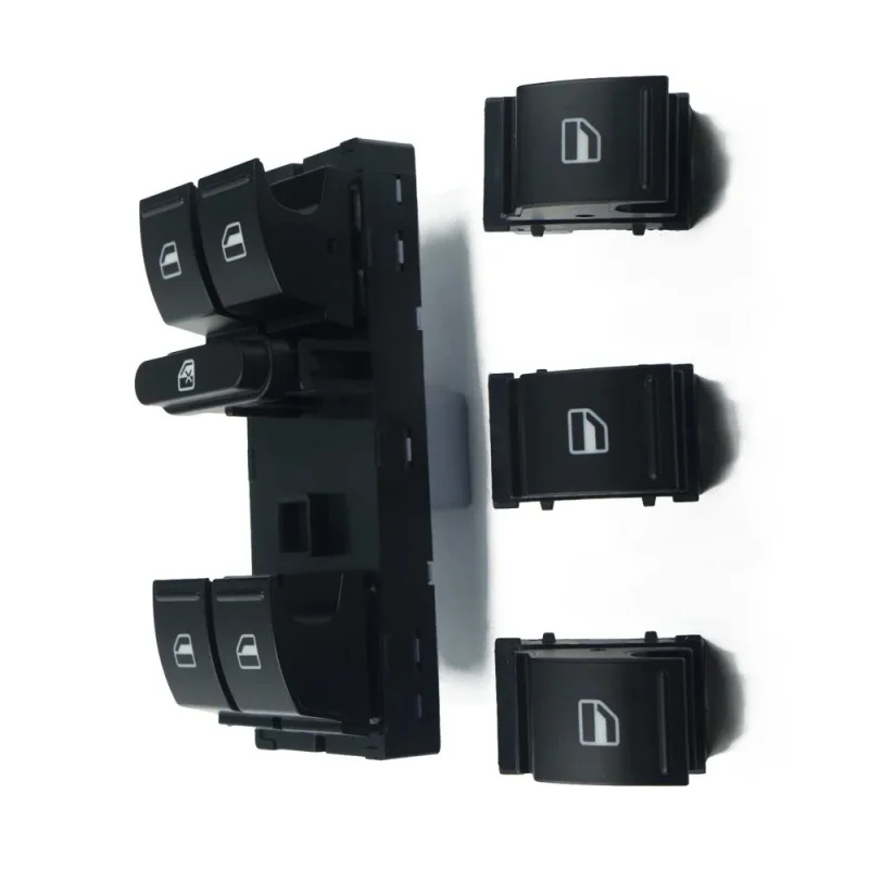 

1K4959857B Кнопка главного переключателя окна для VW Jetta Golf MK5 MK6 Passat B6 B7 CC Touran Tiguan Golf Plus Seat