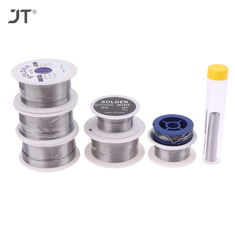 

8g 15g 30g 50g 100g 0.8mm 1.0mm Soldering Tin Wire Tin Melt Rosin Core Solder Soldering Wire Roll No-clean FLUX