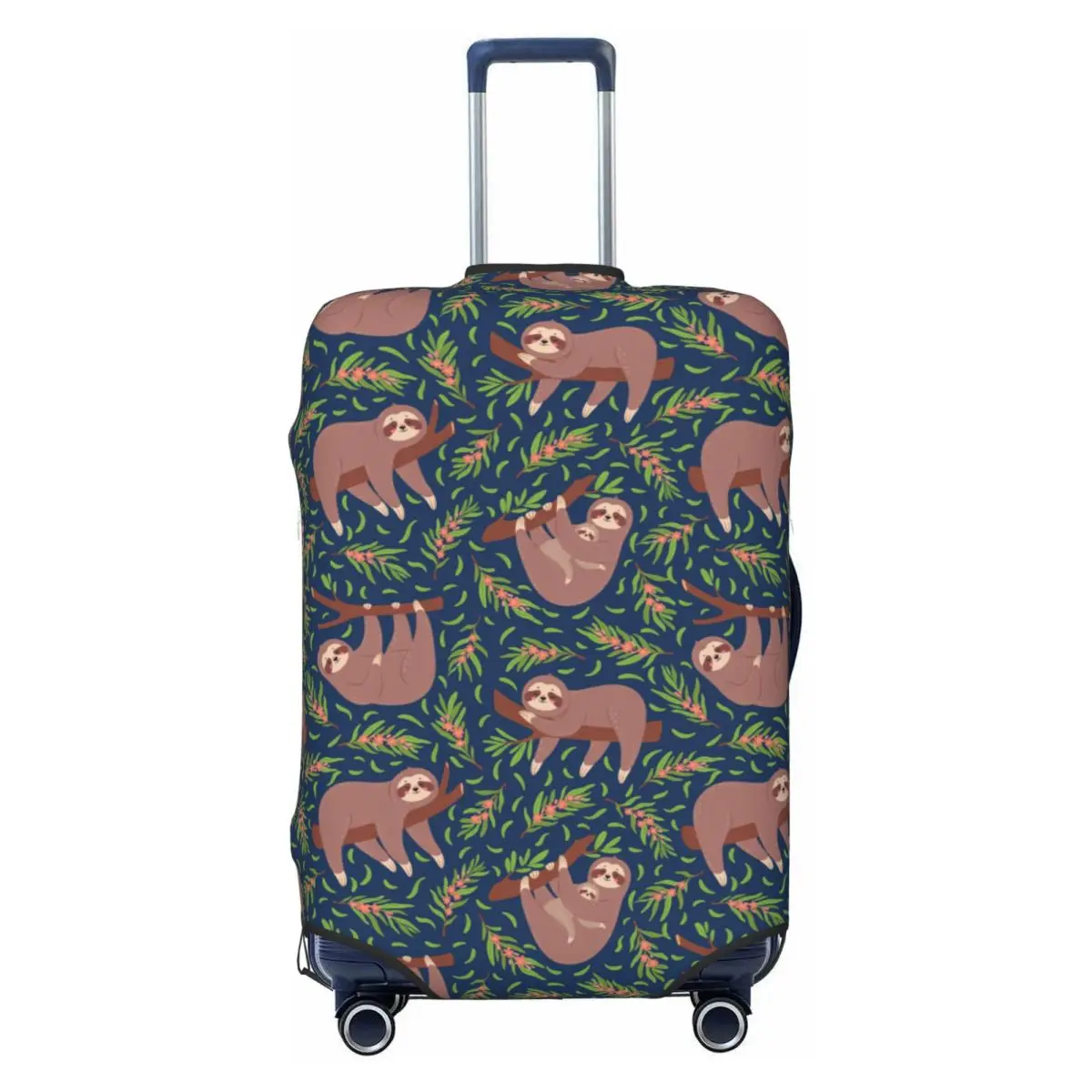 

Cute Sloths Suitcase Cover Elastic Travel Luggage Covers for 18-32 inch