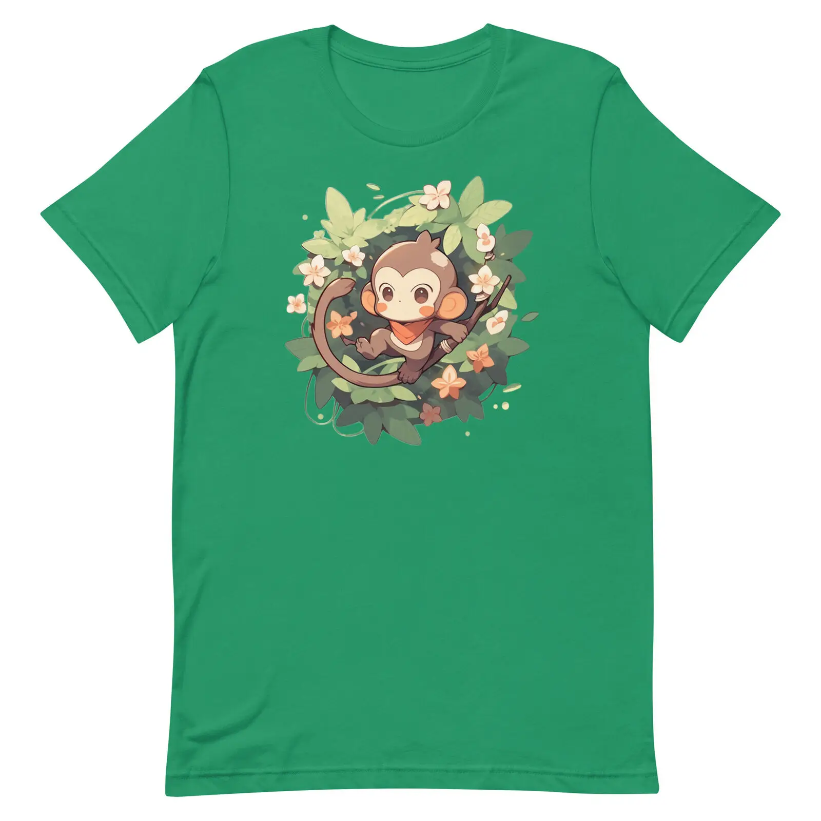 Adventurous Little Monkey Tee | Animal Graphic Tees | kawaiitees.com