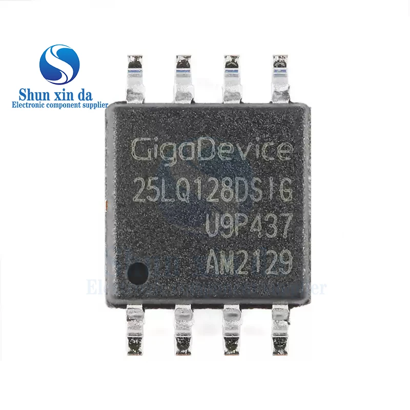 5PCS 25LQ128DSIG 25LQ128ESIG SOP-8 GD25LQ128DSIGR GD25LQ128ESIGR GD25LQ128D 1.8V 128Mbit SPI Dual and Quad Serial Flash SMD IC