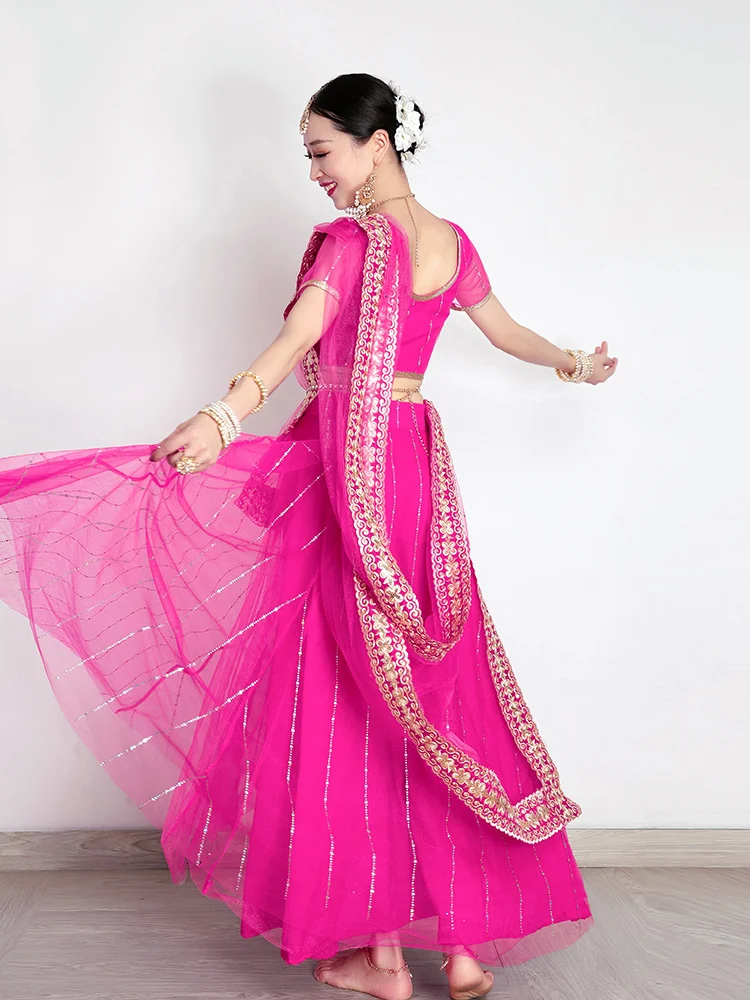 Traditional Indian Clothing Pakistani Sari Women\'s Elegant Dress Stage Dress