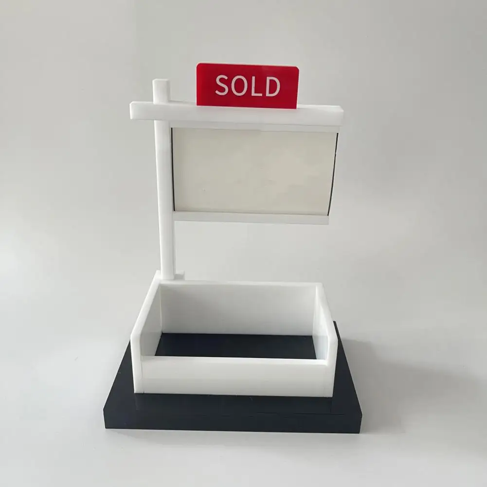 Excellent Stable Base Wide Application House Selling Agents Desktop Card Display Stand Office Supplies