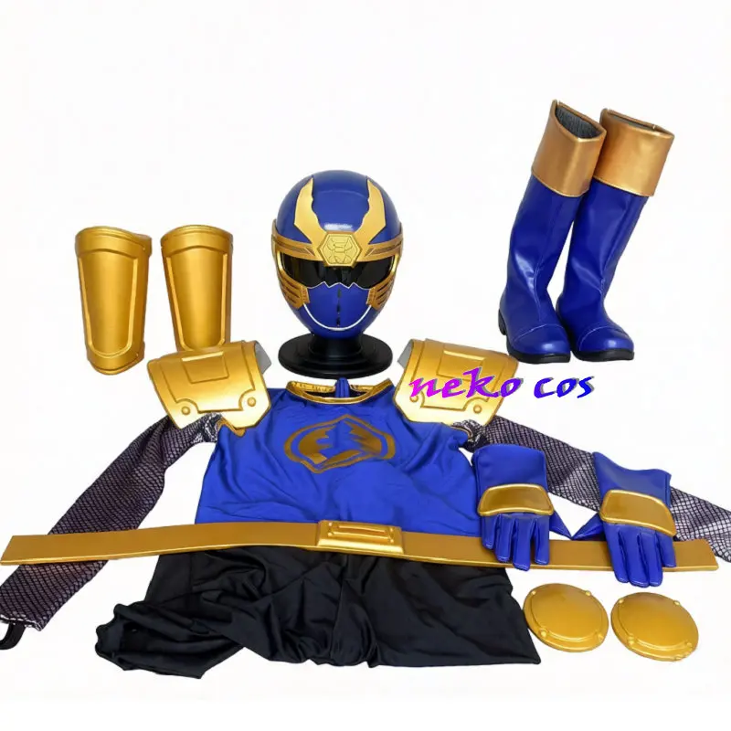 nekocos Ninpu Sentai Hurricaneger Kuwaga Ranger  fullset fitting bodysuit mask belt gloves shoes Cosplay Costume Custom Size view 2
