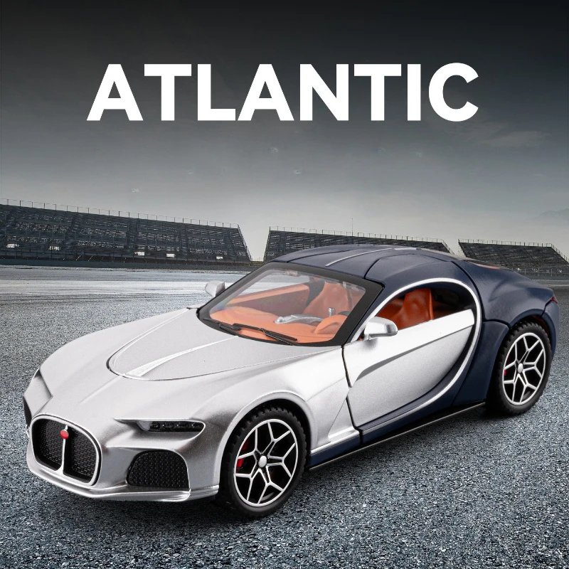 

Simulation 1:32 Bugatti Atlantic Alloy Car Model Sound Light Children Toys Vehicle Birthday Gifts for Boys Collection Miniature