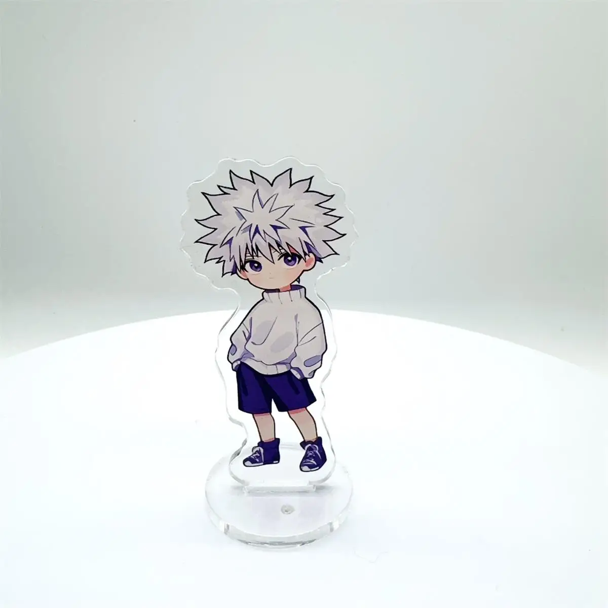 Acrylic handicrafts Anime merchandise HUNTER×HUNTER 8cm Desk decoration items kawaii Fans gifts Cute GON·FREECSS Killua