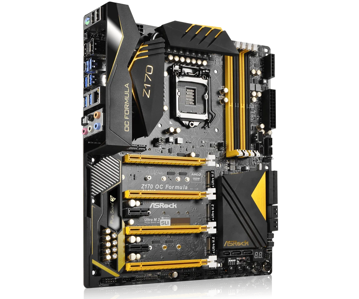 Imagem -03 - Placa-mãe Intel Asrock Z170 com Soquete 1151 Ddr4 Usb 3.1 Atx Suporta 7ª 6ª Geração I56500 Cpu