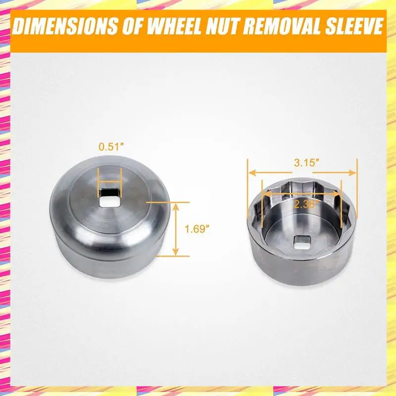 مقبس إزالة صامولة العجلة ABJJ 529036457 لـ Can-Am Ryker 600 900 رالي لصامولة 2019 القديمة والجديدة 2020 تذكرها باللون الفضي