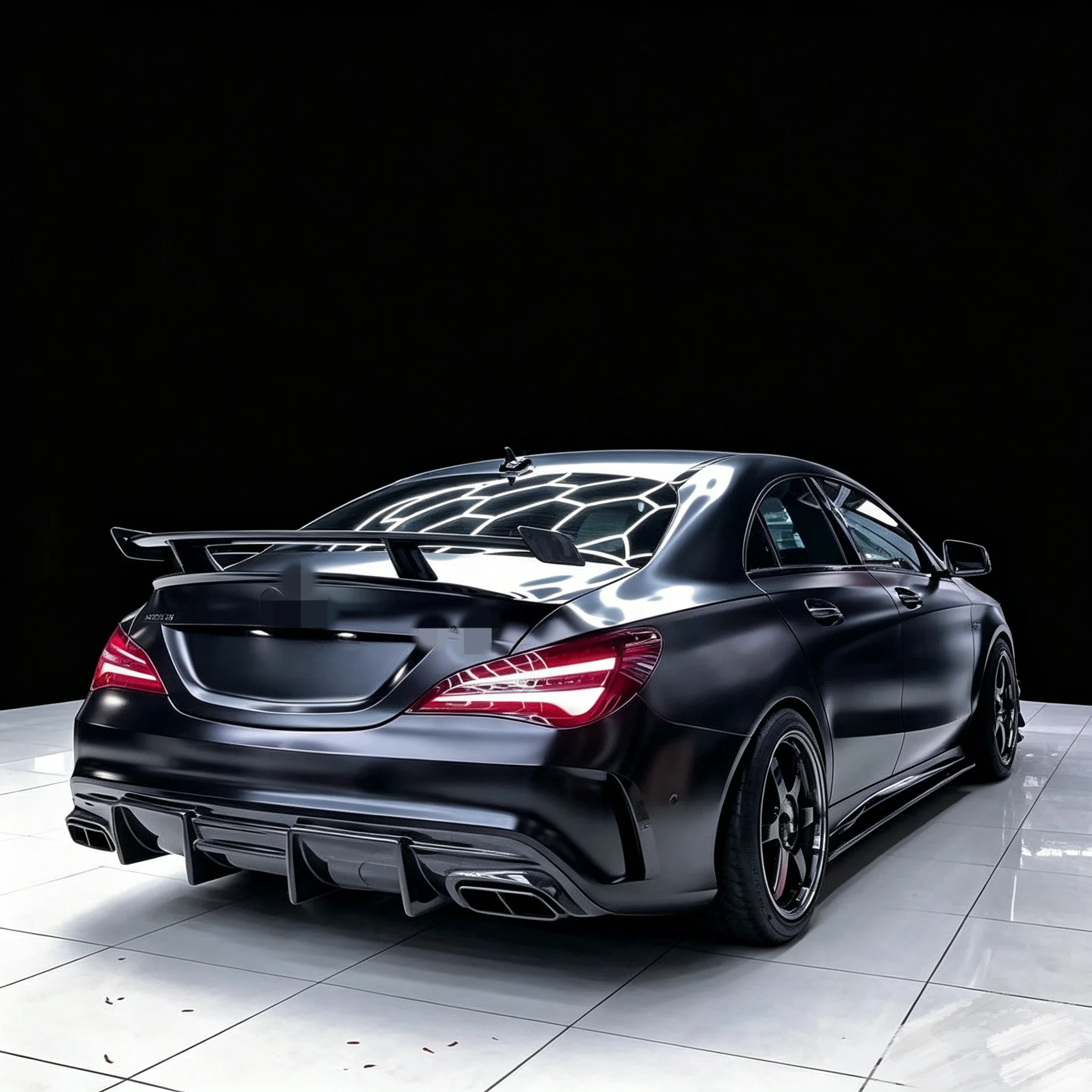 

Used for Benz spoiler CLA45 W117 C117 carbon fiber rear trunk wing spoiler CLA200 250 260 Renntech 2013 2014 2015 rear wing