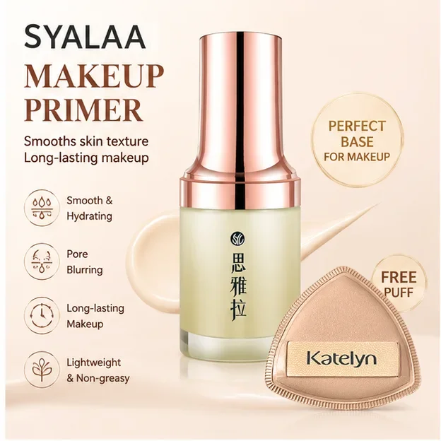 Makeup Primer Isolation Cream Moisturizing Modification Natural Even Skin Tone Long-lasting Concealer Refreshing