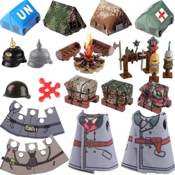 WW2 Military Building Blocks Mini Bricks Solider Figures Gifts Weapons Funs Equipments Russian France UK Italy Solider Toys