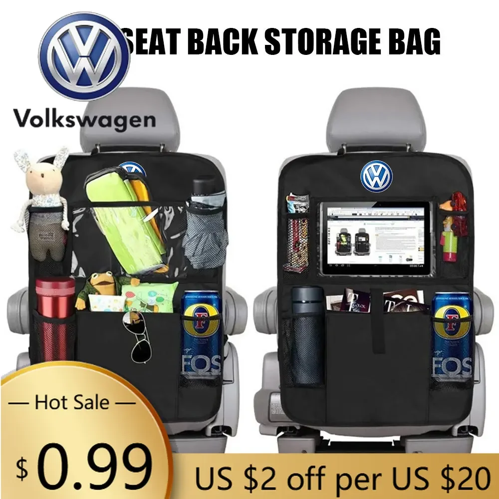 

Для VOLKSWAGEN VW R GTI Beetle RLine Golf: 1/2 шт. портативный органайзер-кофр большой емкости на спинку автомобильного сиденья