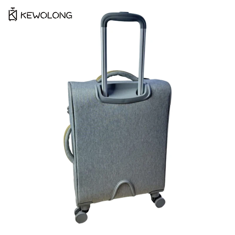 Color Block Carry On Luggage with Front Pocket, Water Resistant Spinner Suitcase Large Capacity, Travel Trolley for Men Women