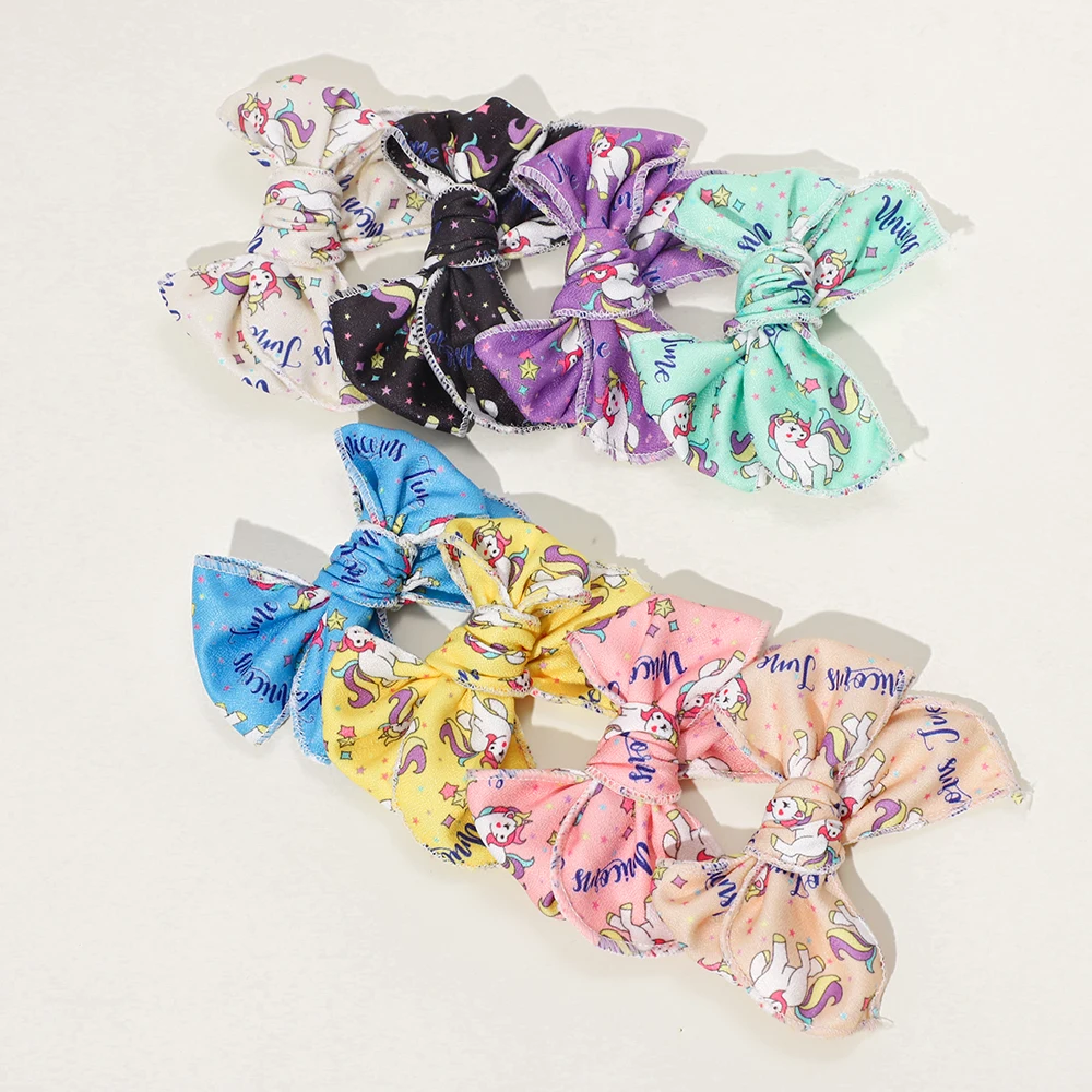 สาวหวาน Hairpins การ์ตูน Bowknot คลิปผมสําหรับเด็กทารก Handmade Bows Hairpin Barrettes Headwear เด็กอุปกรณ์เสริมผม