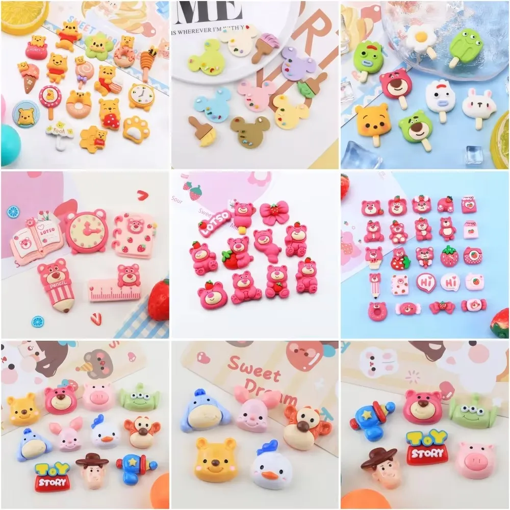 

MINISO Shoes Charms Mickey Head Sketchpad Toy Story 3D Shoe Decoration DIY Cute Cartoon Clogs Sandals Accessories