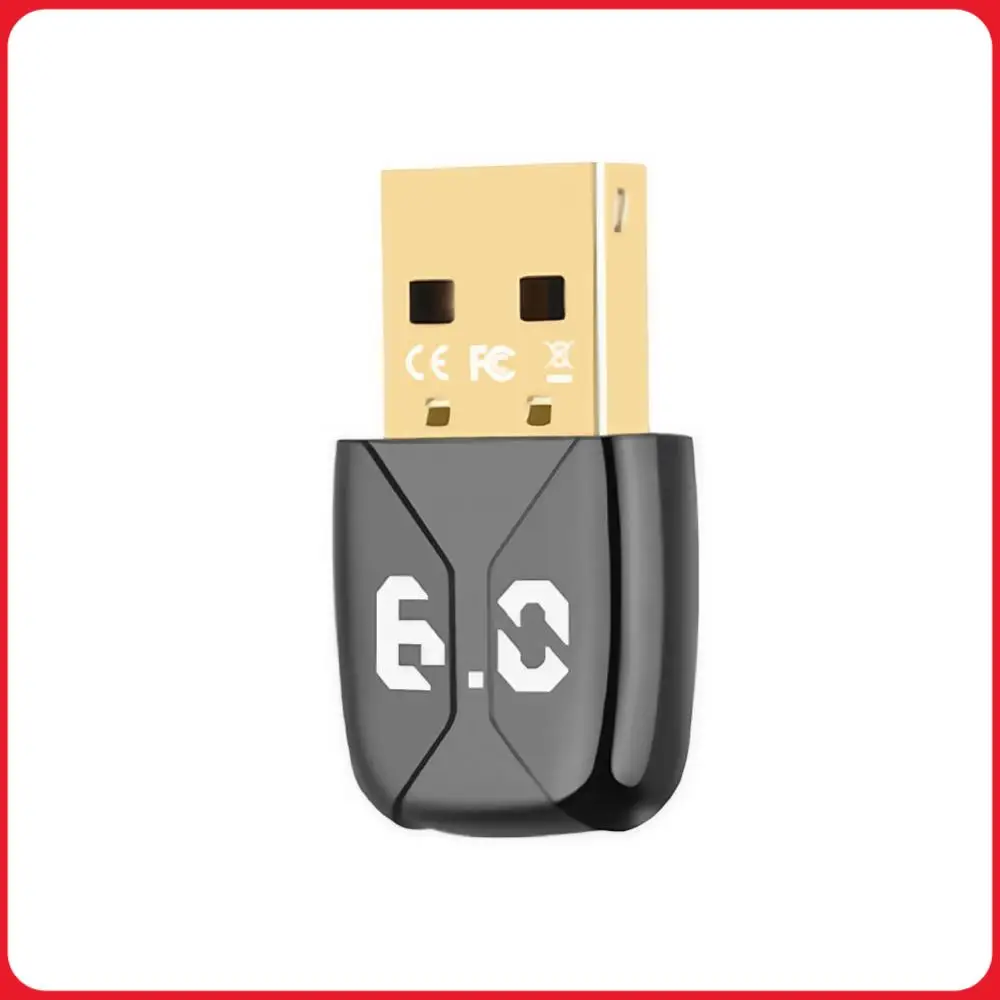 

USB-адаптер BT 6.0, беспроводной передатчик-приемник BT с функцией Plug and Play для ПК, мыши, клавиатуры, наушников, колонок