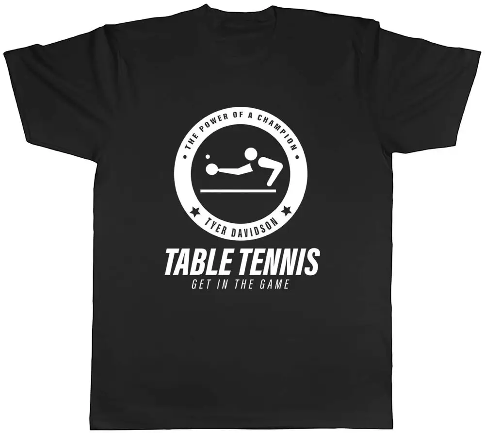 Personalised Power Of A  Table Tennis Sports Men Unisex T-Shirt Tee Gift Unisex T-shirts For Man Woman