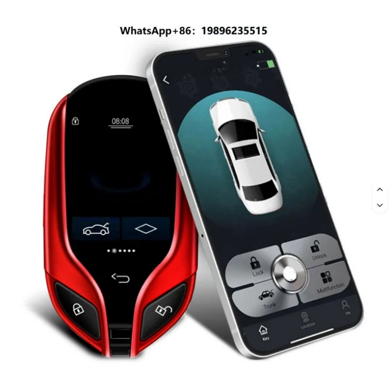 Wireless Smart LCD Key Universial Car Smart Auto Lcd Touch Remote Control Key