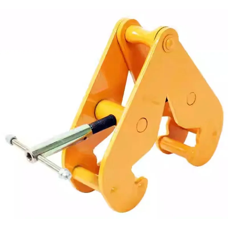 2/3T Load I-Beam Clamp Heavy-Duty Beam Clamp with 80-320MM Opening Range Dual-Purpose Steel Beam Clamp 75-220MM
