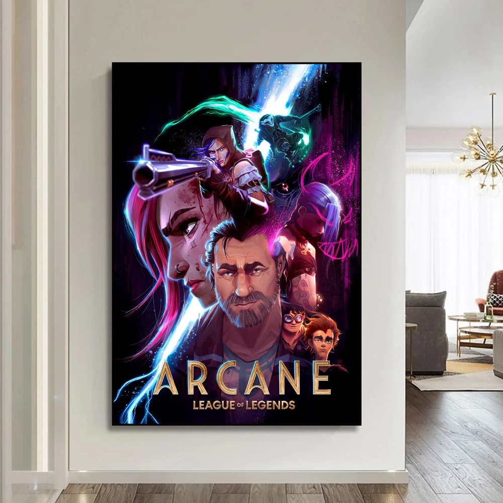 Arcane League of Legends Good Quality Prints and Posters HD Quality Poster Wall Art Painting Study Home Decor