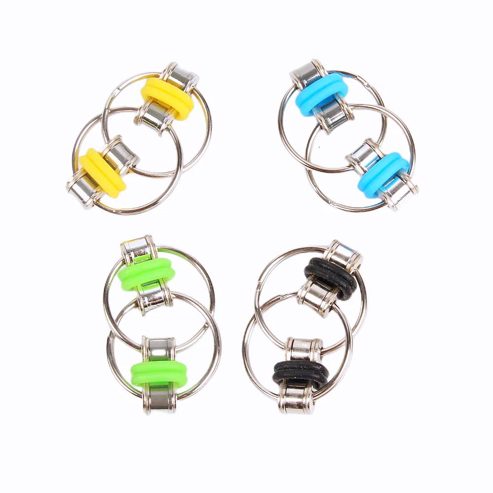 6 PCS Metal Keychain Bicycle Chain Toy Birthday Party Favor Bag Pitana Stuffed Wedding Favor