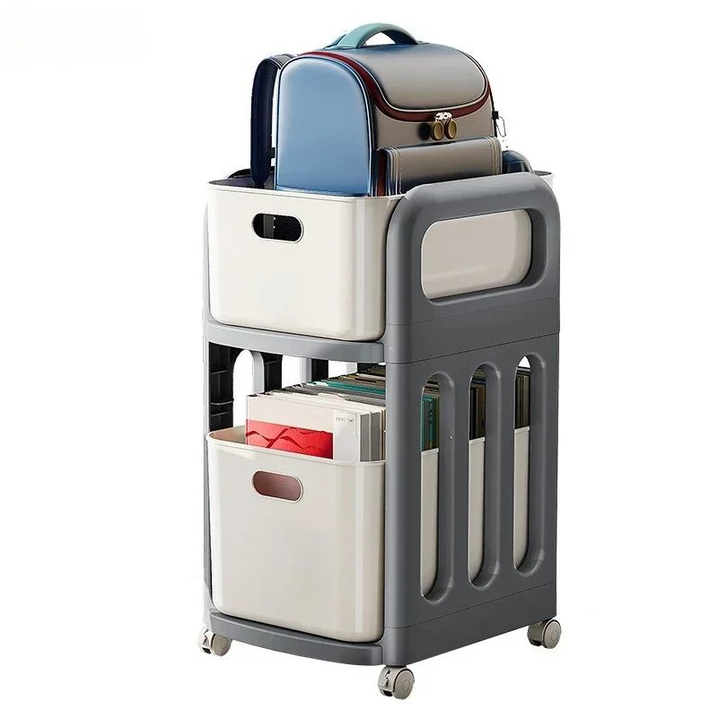 Bag Storage Shelf Removable Trolley Book Storage Artifact Household Multi-layer Table Bag Storage Shelf Hot New