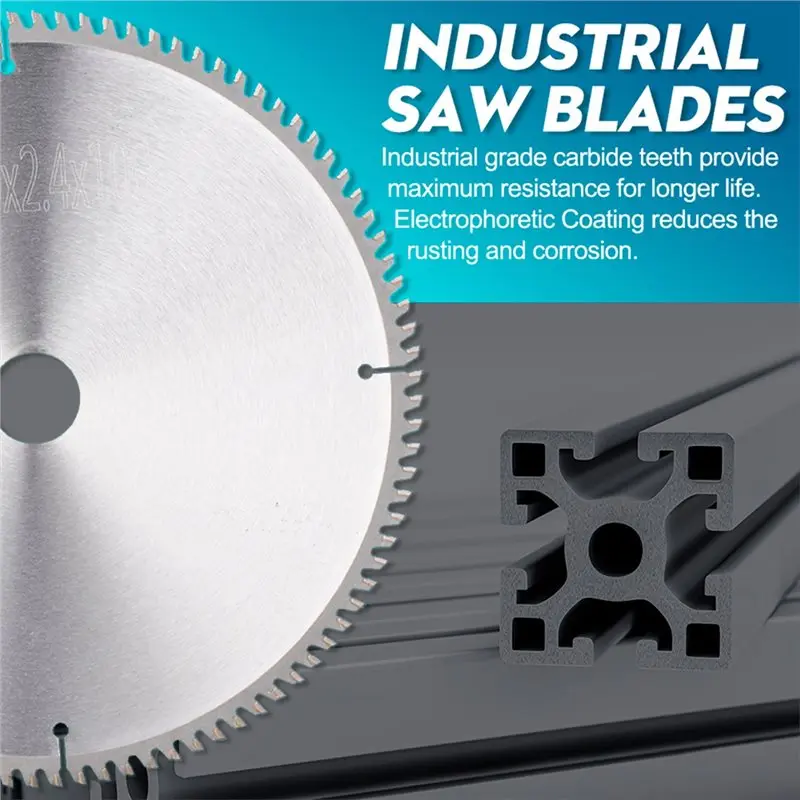 【allowance】carbide-saw-blade-115-355mm-for-aluminum-metal-cutting-circular-design-235x21x254x8x80t
