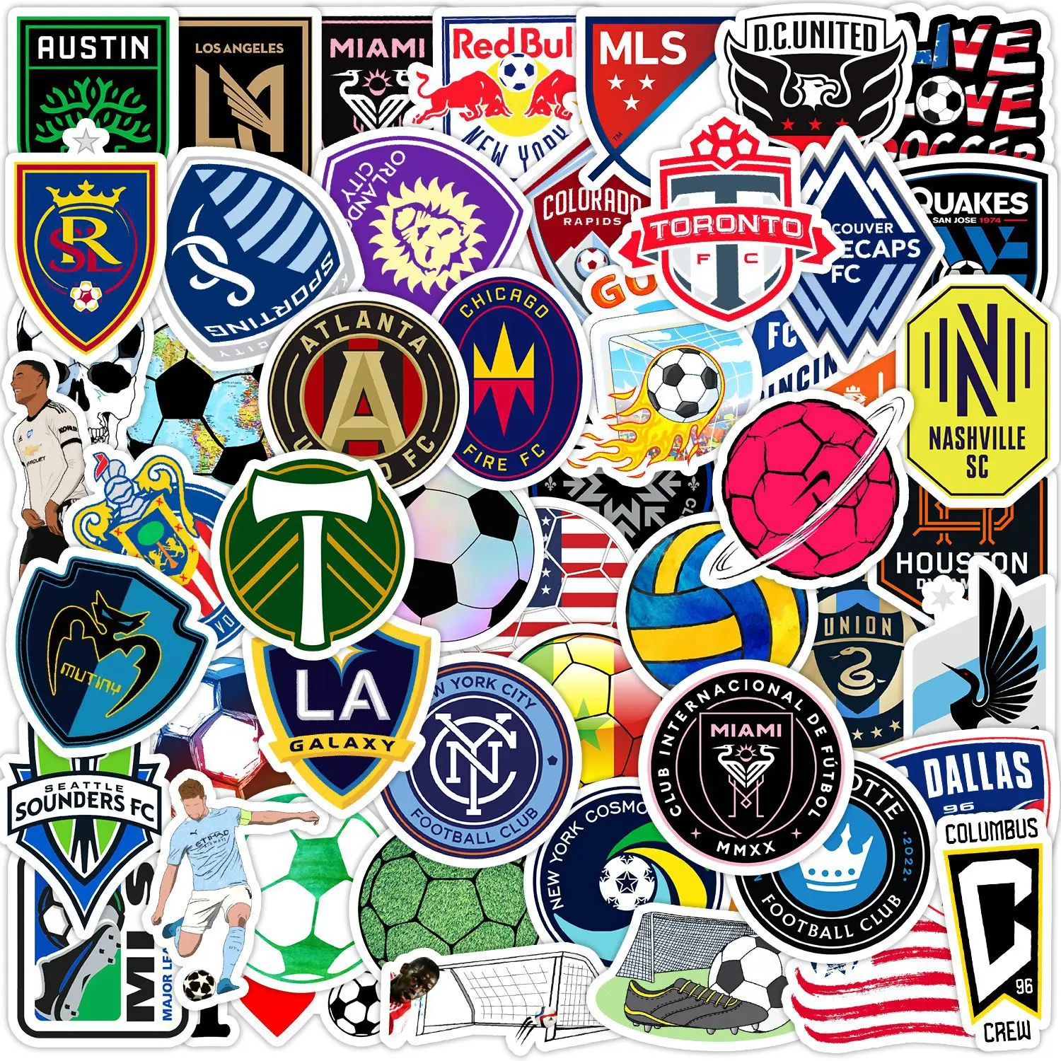 50Pcs American Football Sports Series Graffiti Stickers Suitable for Laptop Helmets Desktop Decoration DIY Stickers