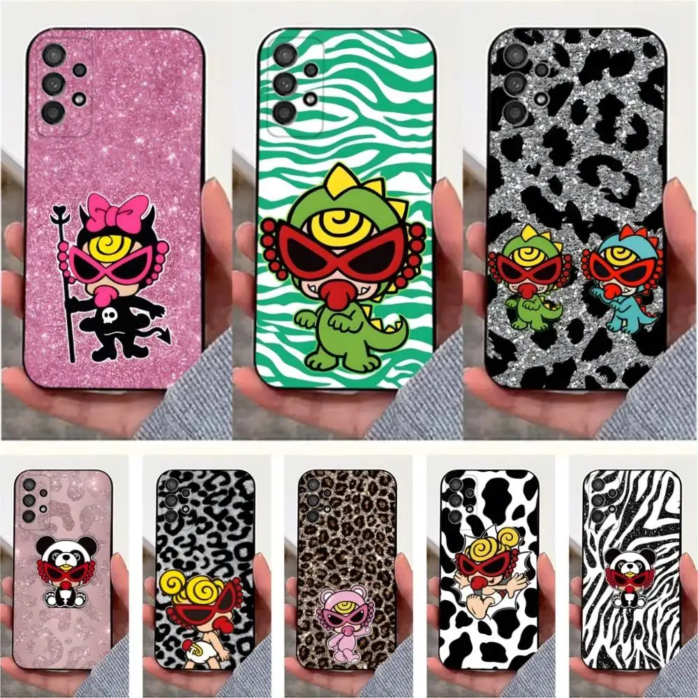 

Cute H-Hysteric M-Mini Phone Case For Samsung S25,S24,S23,S22,S20,S21,S10,Ultra,Plus,Lite,FE,Soft Silicone Black Cover