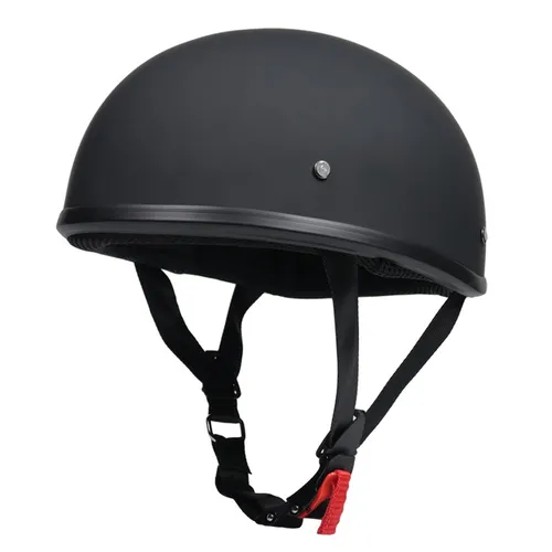 Imagen 2 del producto Casco pequeño de motocicleta para hombre y mujer, protector de cuerpo medio para scooter, cucharón de calabaza, para las cuatro estaciones de Harley portátil