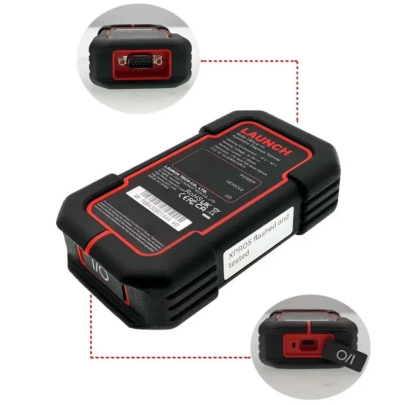 Newest Launch DBScar7 DBScar VII Adapters Bluetooth Support CANFD DOIP Protocol Launch X431 OBD2 Scanner Car Diagnostic Tools