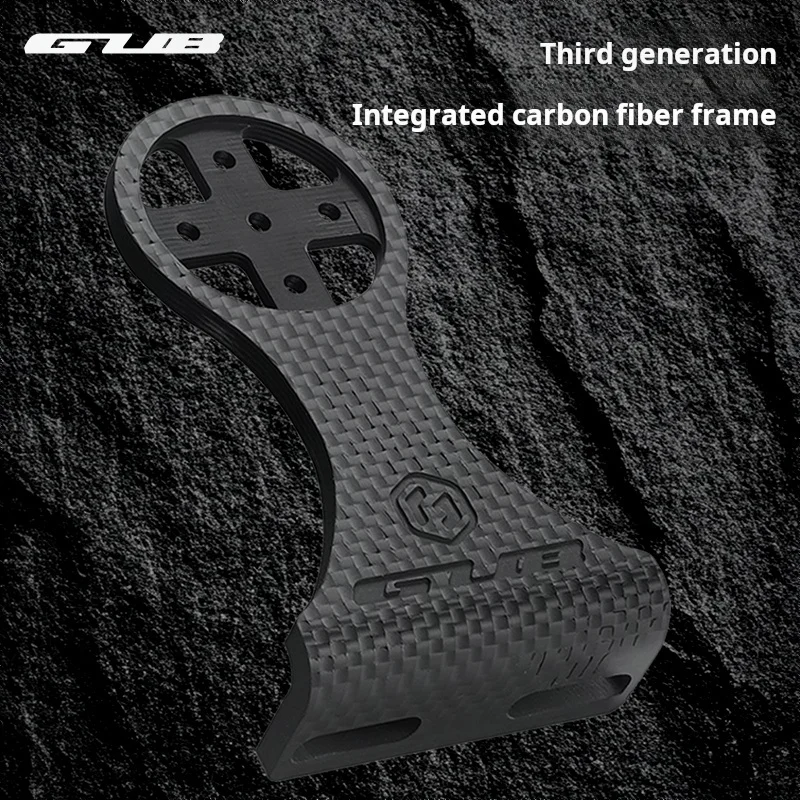 GUB 3K Carbon Cycle Computer Handlebar Holder Bike Hold for Garmin CATEYE Bryton Table Bracket MTB Road Bicycle stem Mount
