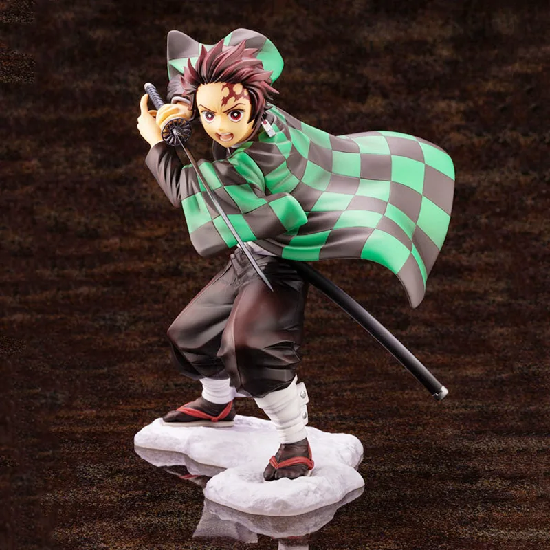 Demon Slayer Tanjiro Kamado Nezuko anime dwuwymiarowa figurka kreatywny zmieniający twarz model ozdoba kolekcja zabawek dla dzieci