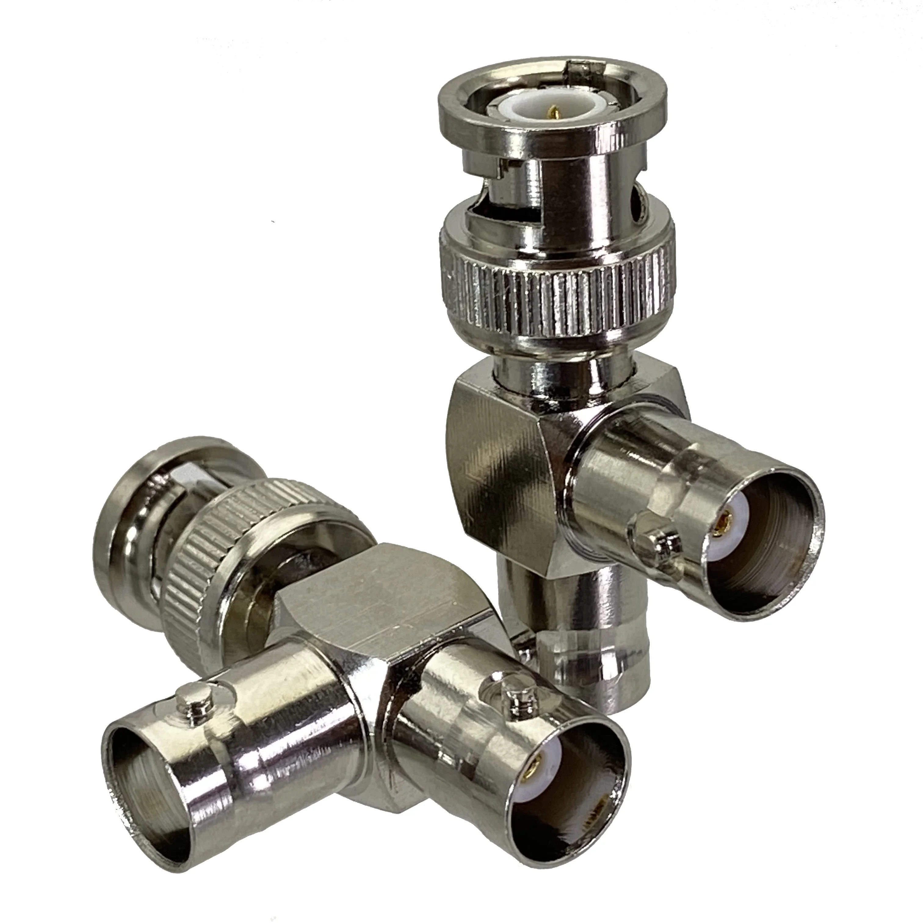 Bnc männlich zu zwei bnc Buchse dreifach t in Serie HF-Adapterst ecker 3-polig