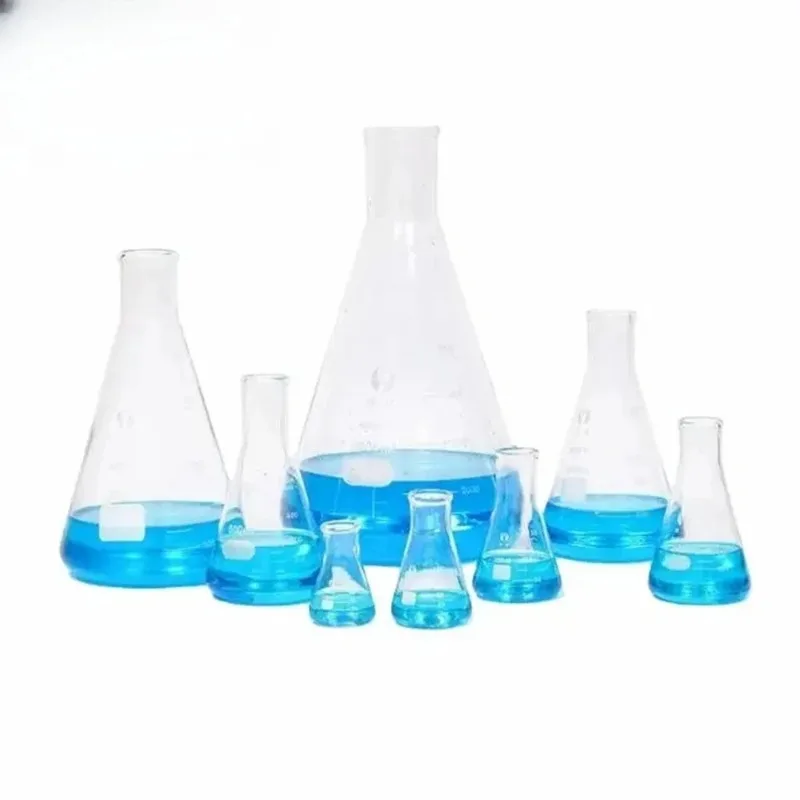 DXY 2000ml Glass conical flask with cap Glass Erlenmeyer Flask  for laboratory triangle flask Boro 3.3 e