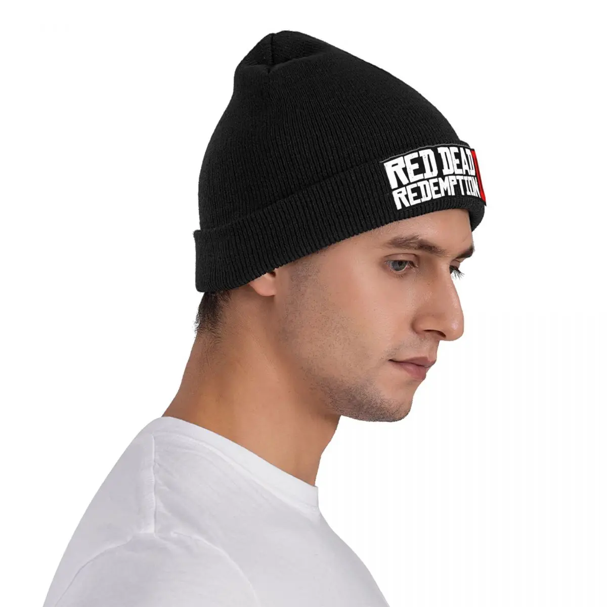 Red Dead Redemptions 2 Merch Rib Knit Cuffed Beanie For Women Men Winter Warm Bonnet Knitting Hat