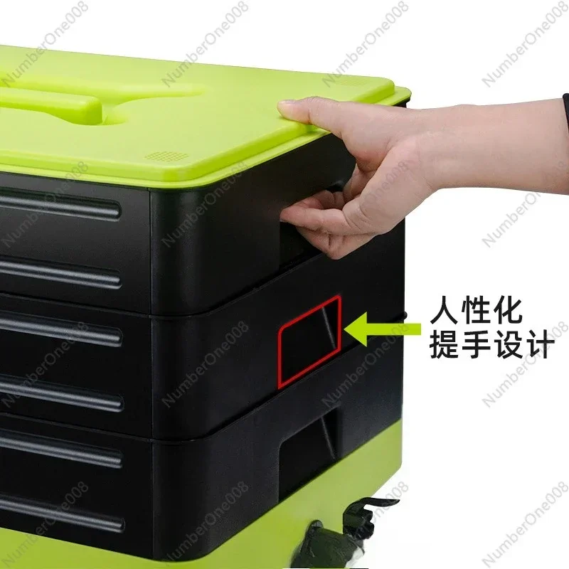 Compost Bin Cross-border Gardening Garden Outdoor Organic Fertilizer, Household Food Waste Homemade Earthworm Worm Compost Bin