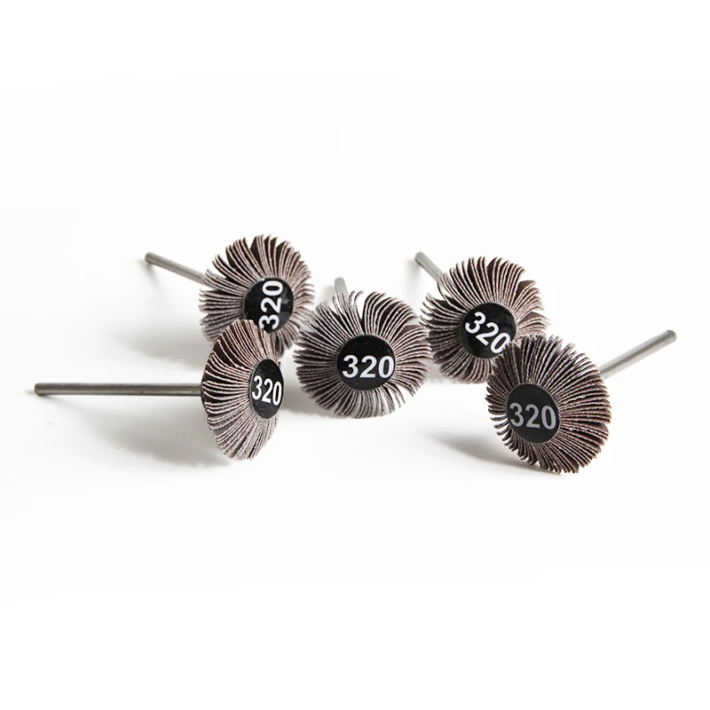 2.35mm Shaft ADN Diamond Shape Mini Emery Abrasive Wheel, Dry Use for Jewelry Metal Corner Groove Detail Grinding