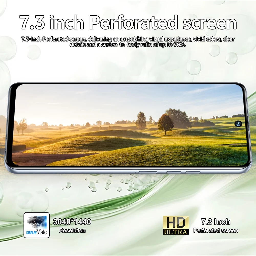 K-Touch Mobile Phones C27 Ultra Smartphone Android 5G Dual SIM 7.3 Inch Cell Phone 22GB 2TB 8000mAh Octa Core Unlock 16+48MP Camera For Men Women Gifts