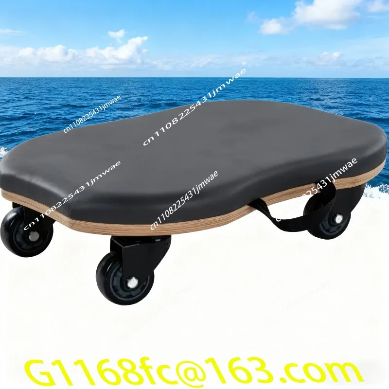 Pilates Track Character Roller Balance Board Core Workout Comfort Padded Surface