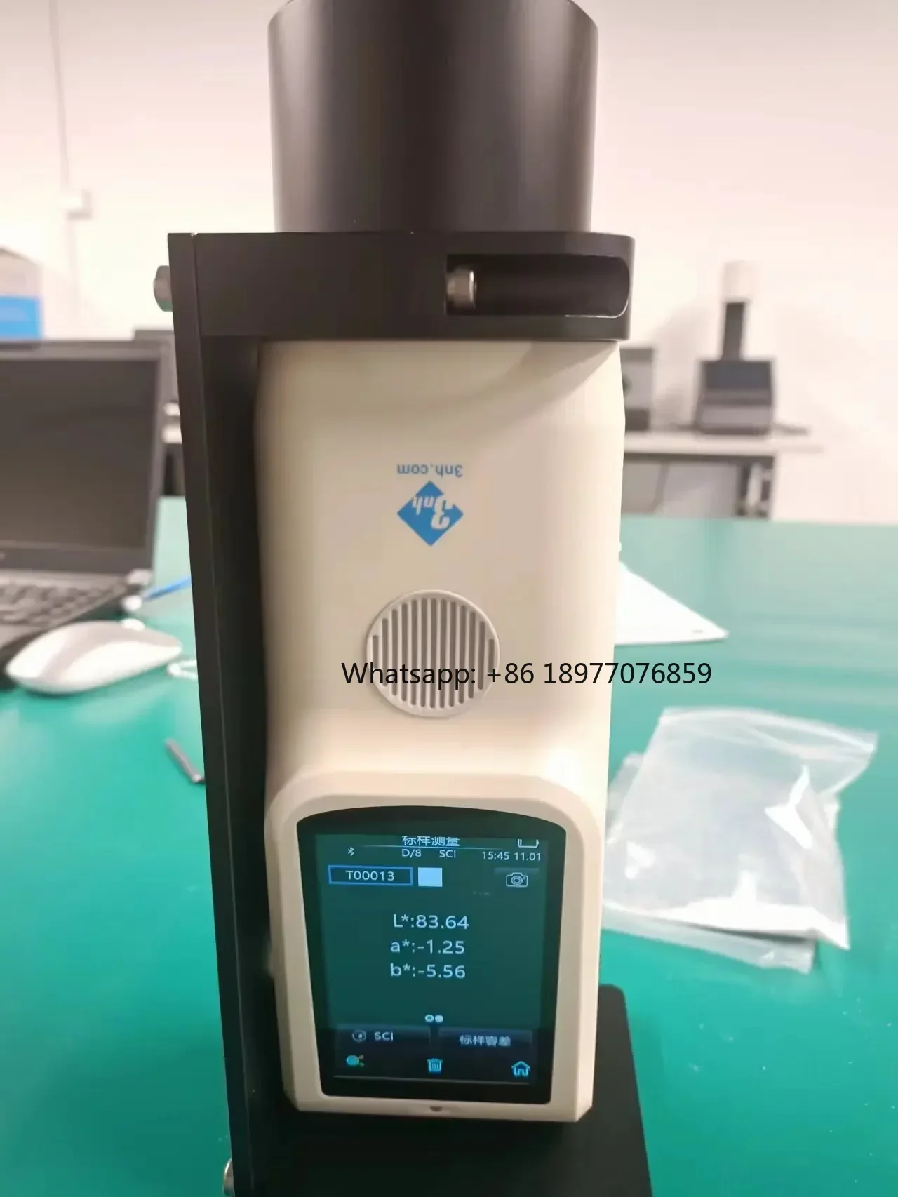 3nh Colorimeter CR8 Color Test Meter Color Reader Meter for Liquid Powder Paste
