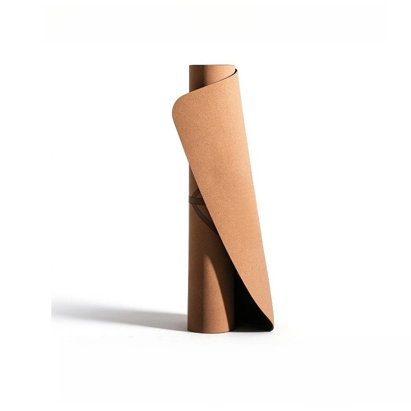 Cork Yoga Mat Thick Natural Rubber 2026 New Style Shock Absorption Sound Insulation Professional Non Slip Fitness Mat Zhanchi