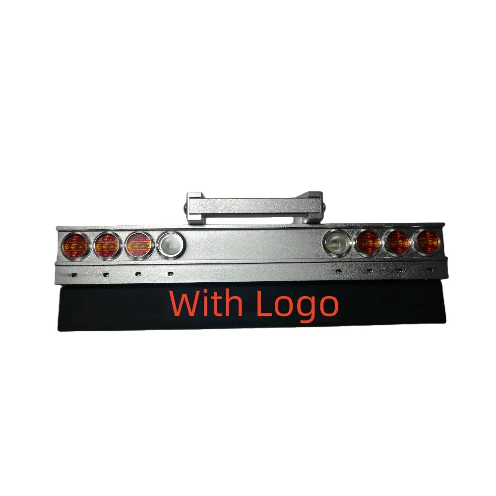 

CNC Aluminum Alloy LED Tail Light Rear Bumper Lamp with Mudguard LOGO for 1/14 Tamiya RC Truck Trailer SCANIA Actros MAN VOLVO