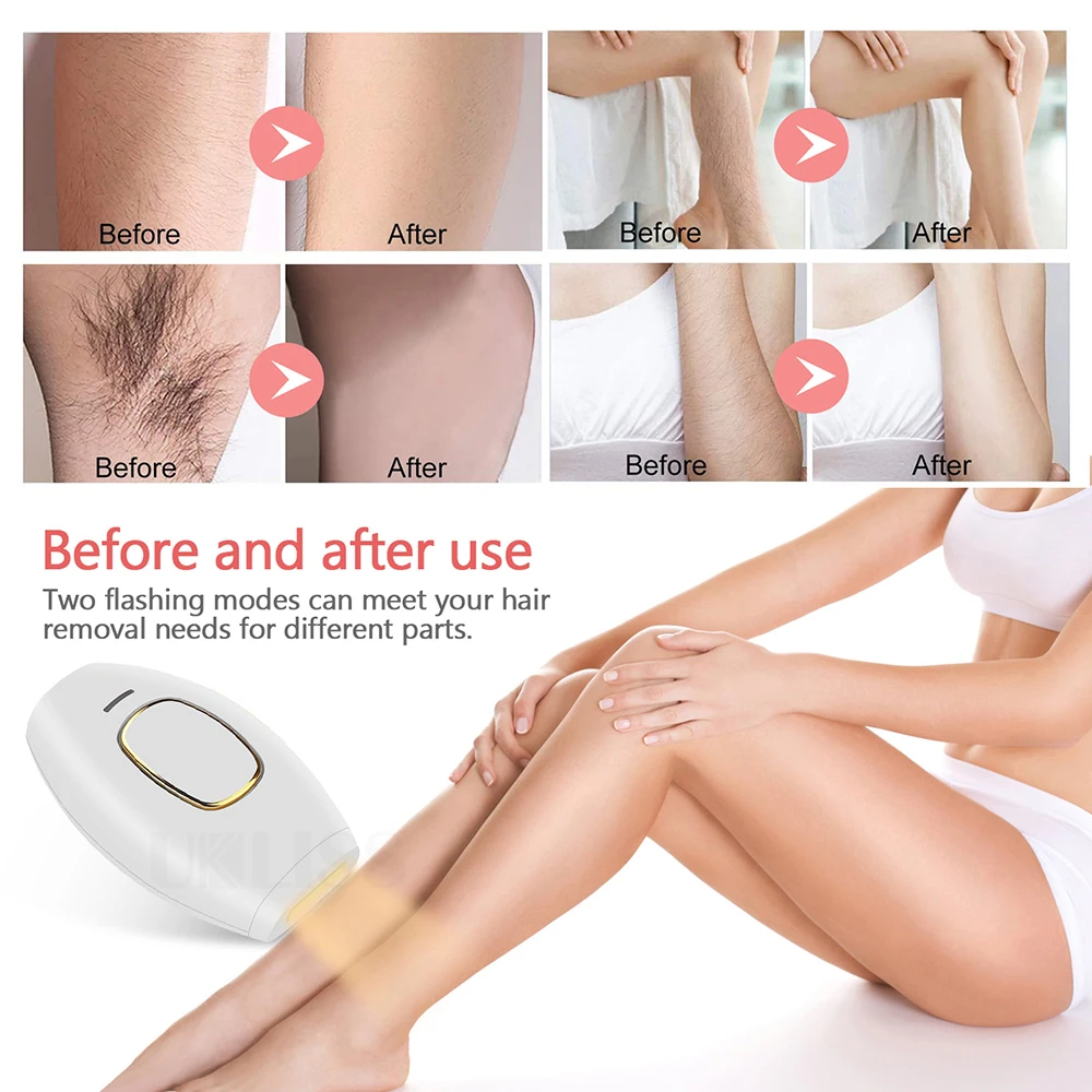 Laser Epilator Permanent IPL Hair Removal Device Personal Care Home Painless Body Hair Remover Electric Epilator for Women