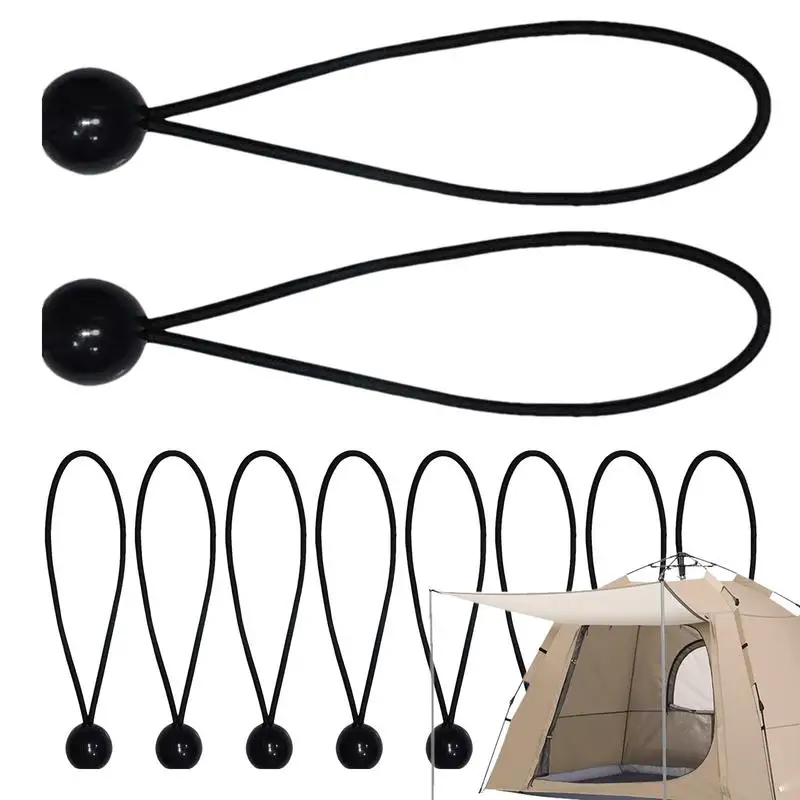 

Bungee Cords With Balls 10pcs Tent Strap Tarp Bungees Canopy Bungee Cords With Ball Tarp Bungee Cords For Canopy Tarp Straps