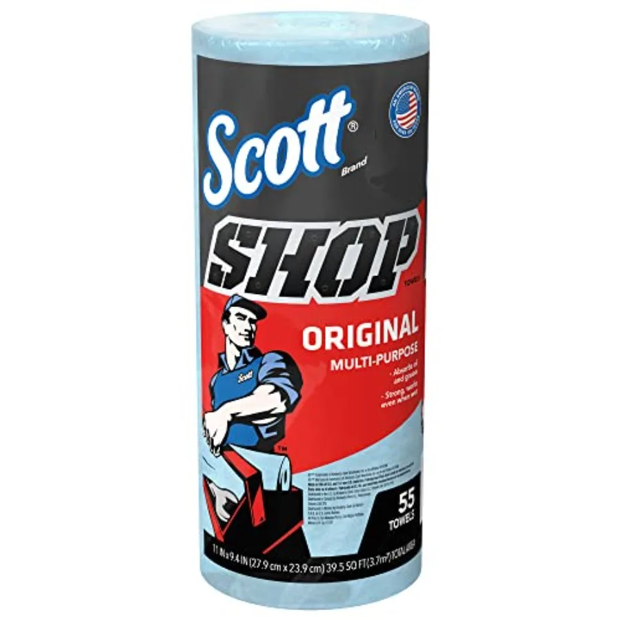Kimberly-Clark 75130 SCOTT Shop Рулон полотенец 55 шт. в упаковке 1 шт.
