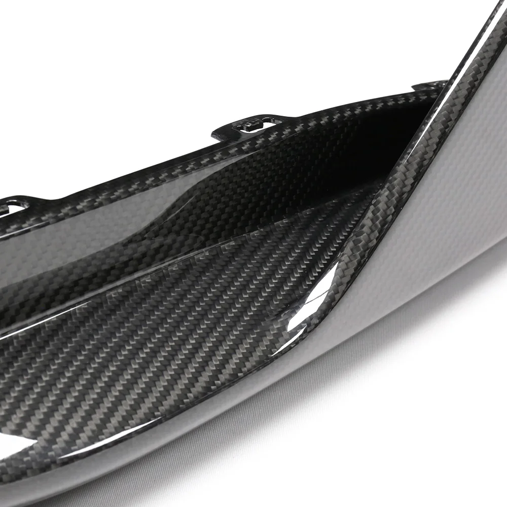 For 2021- 2025 BMW M3 G80 Mp Style Competition Real Dry Carbon Fiber Corner Extension Spats Rear Bumper Body kit Splitter