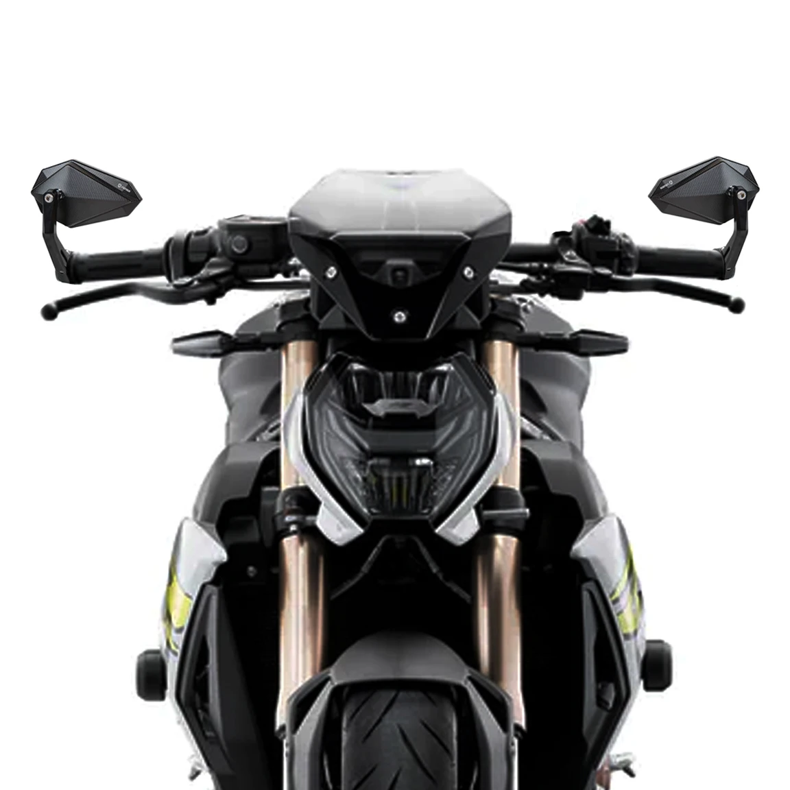 

EMARK CNC Motorcycle Bar End Mirror Handlebar for BMW S1000R R1200R R1250R F800R F900R S1000XR F900XR RnineT R12nineT R18 R12