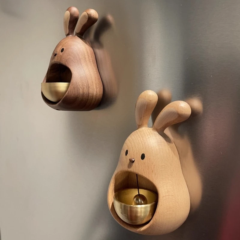 

Dopamine Wind Chime Pendant Healing Rabbit Decorative Bell Pendant Doorbell Housewarming Gift Japanese Style Copper Bell