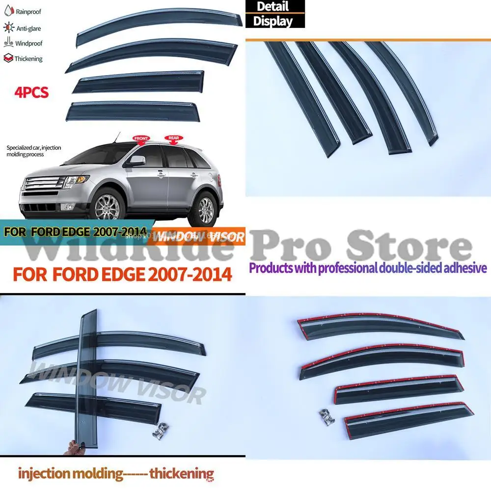 

1 set For FORD EDGE 2007-2014 Window Visor Rain Shield Sun Shade